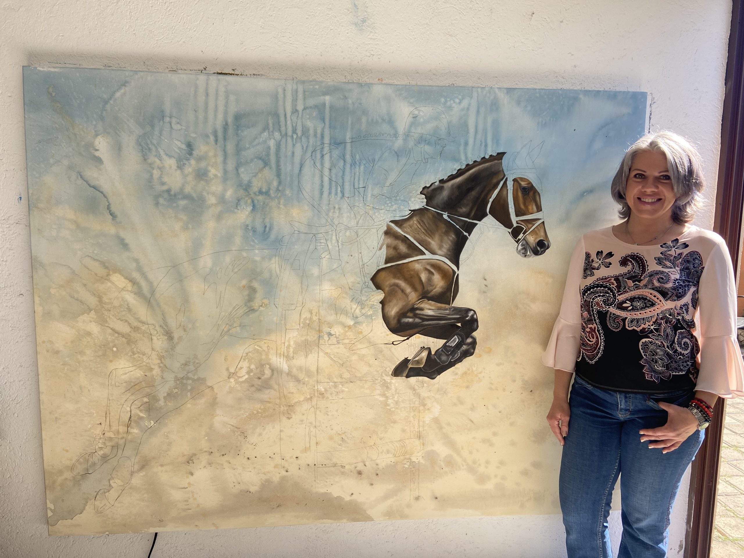 Pintor Rita Rita Jancauskaite, atrevida pintora - Noticias de Querétaro