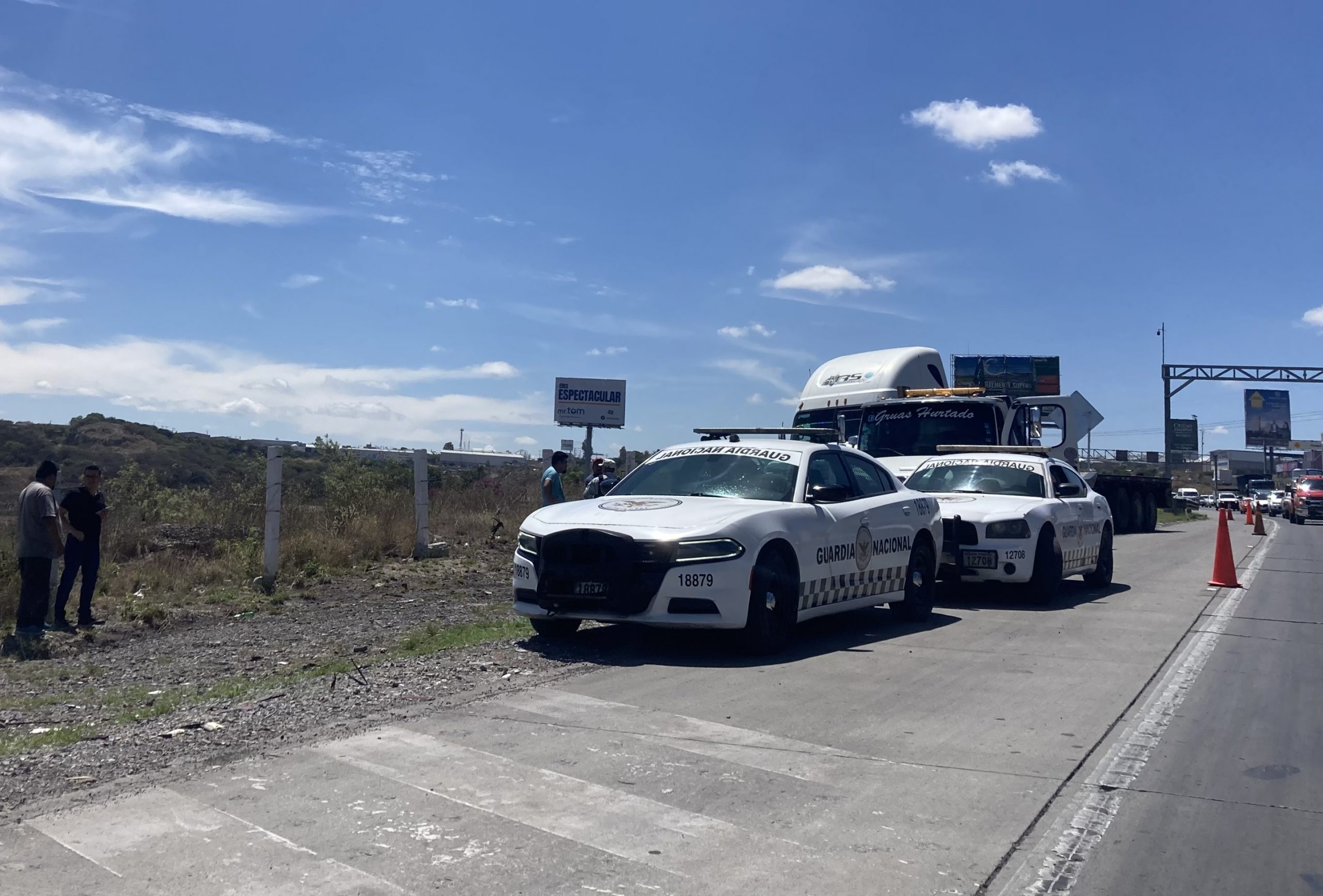 Choque laminero en la federal 57 - Noticias de Querétaro