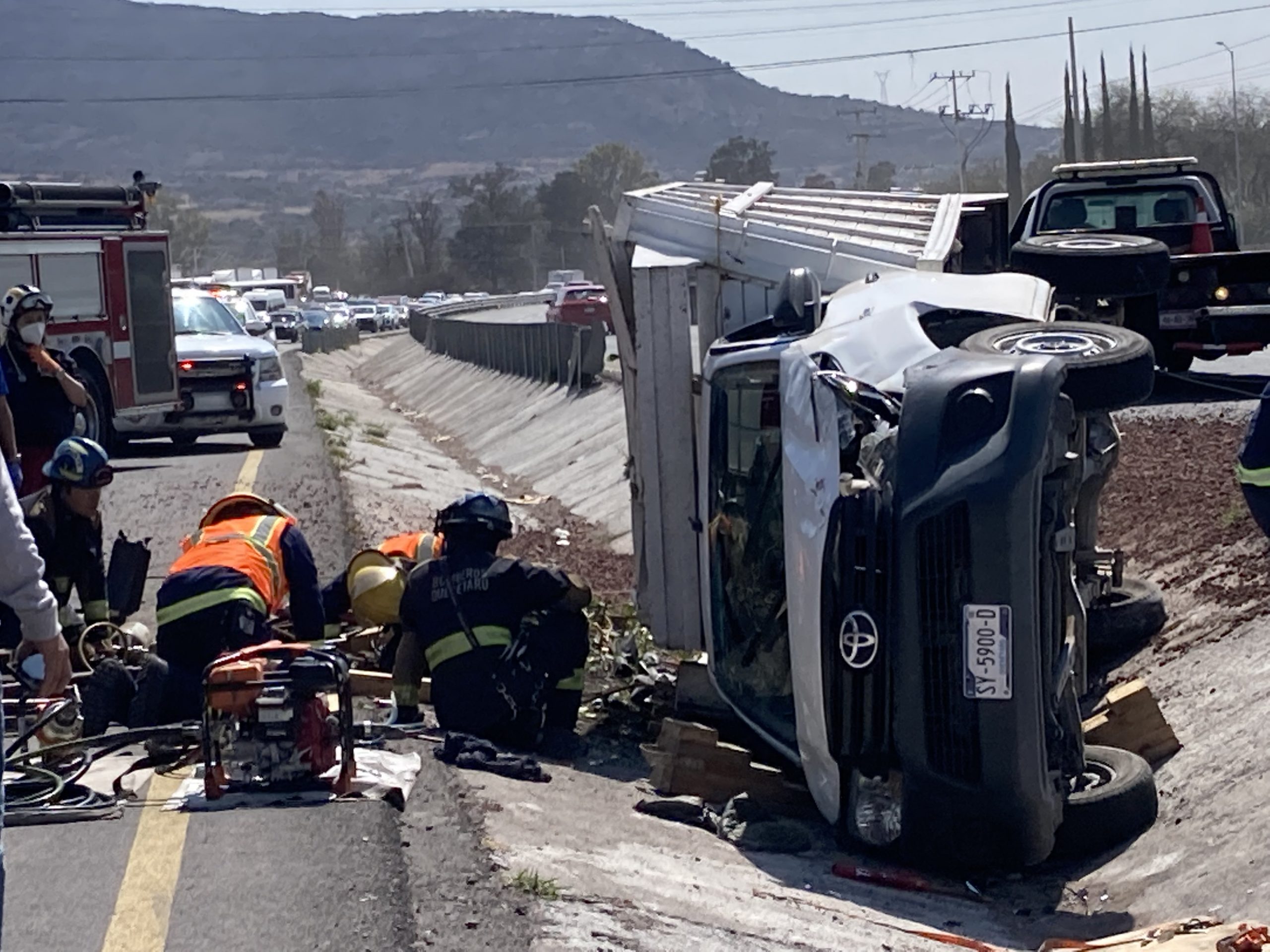 Mortal accidente en la 57 Noticias de Querétaro