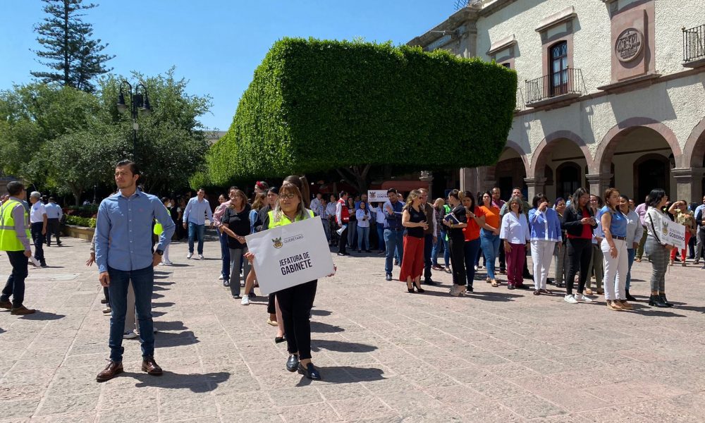 Participan 190 mil personas en simulacro nacional - Noticias de Querétaro