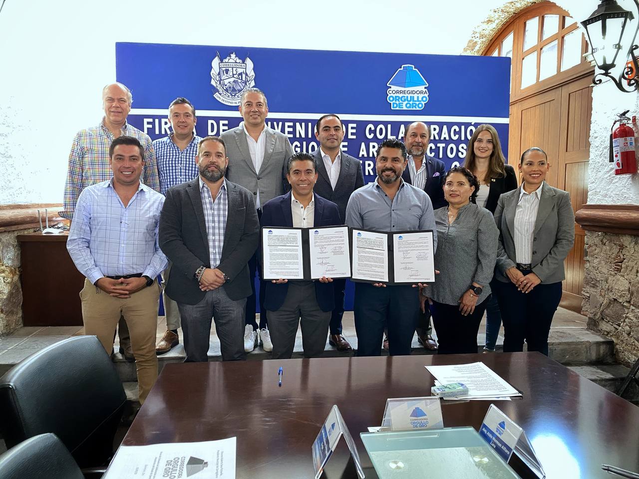 Municipio de Corregidora y Colegio de Arquitectos firman convenio de ...