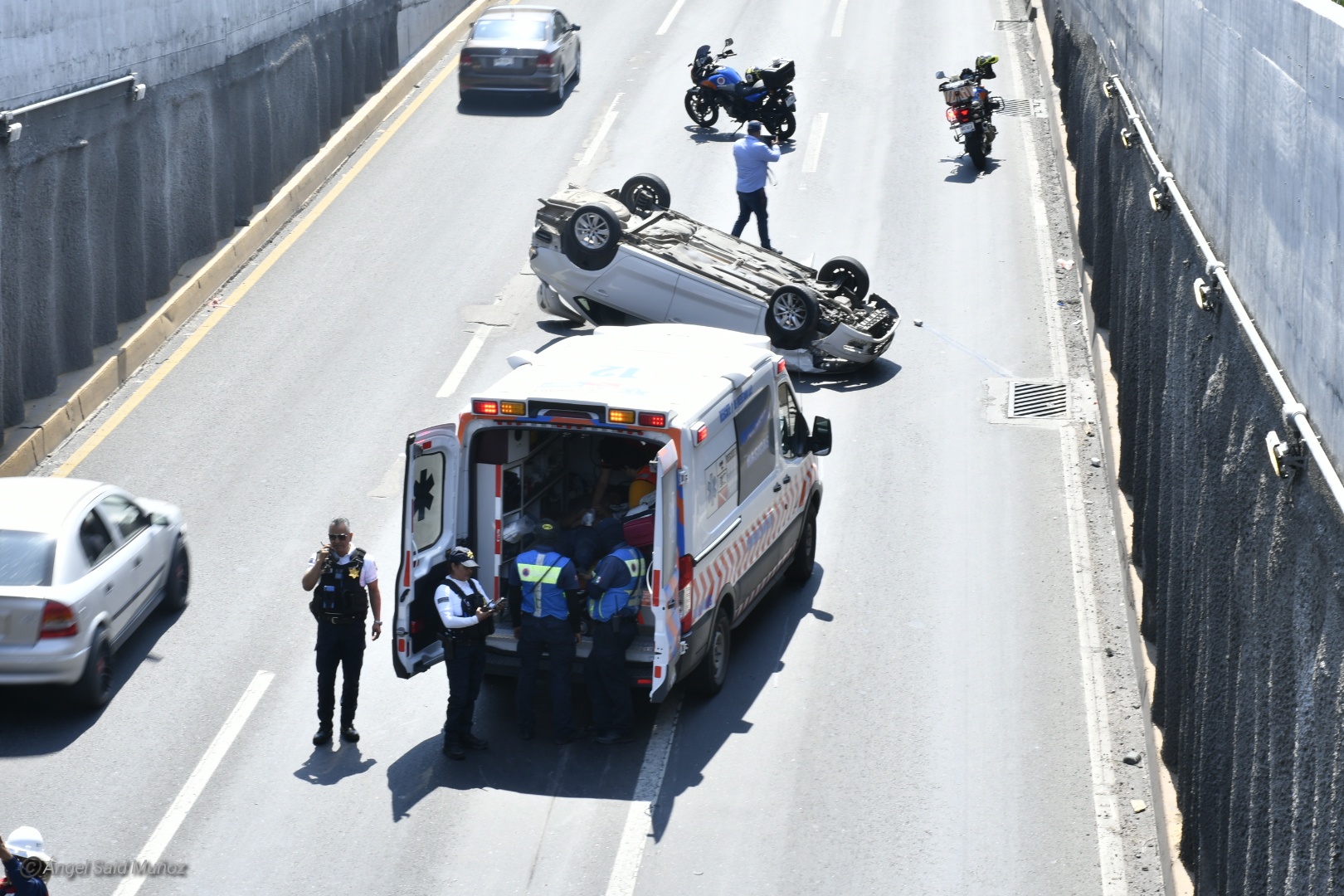 Ebrio conductor choca y vuelca en Paseo 5 de Febrero - Noticias de ...