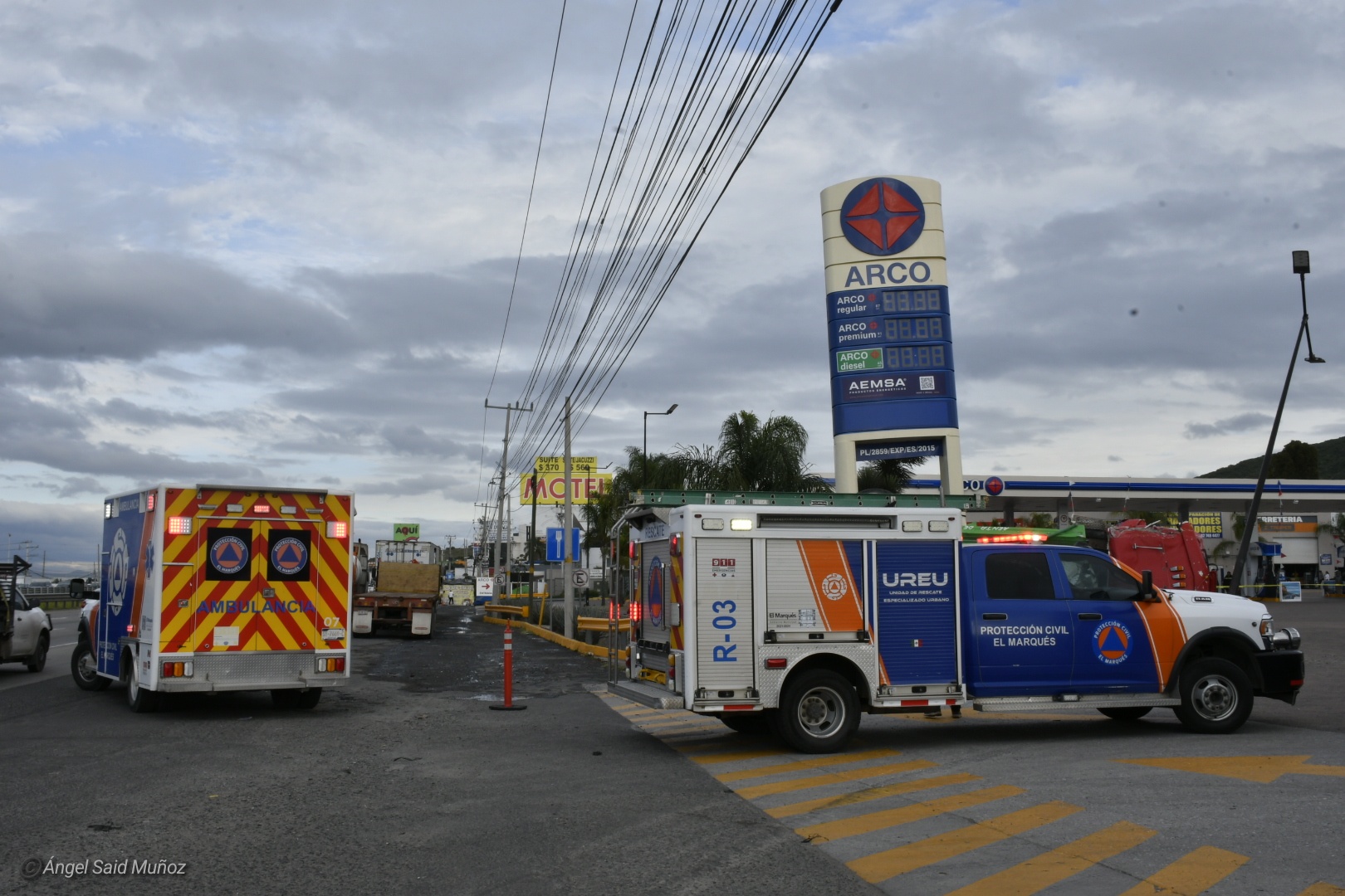 Pipa con agua vuelca en acceso a una gasolinera en la 57 - Noticias de ...