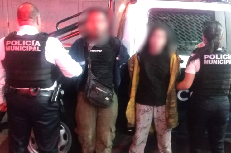 Pareja detenida por robo en El Tintero - Noticias de Querétaro