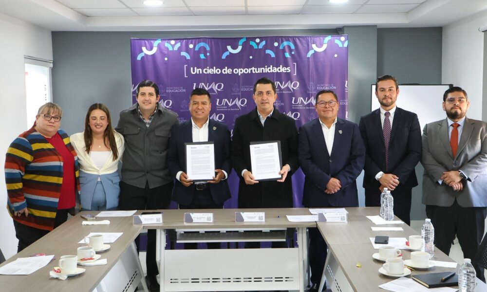 Jairo Morales firma convenio de colaboración con la UNAQ - Noticias de ...