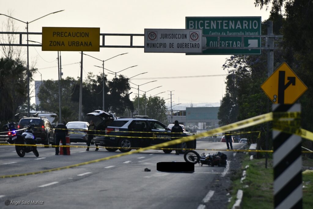 Trailero atropella y mata a motociclista en la 57 - Noticias de Querétaro