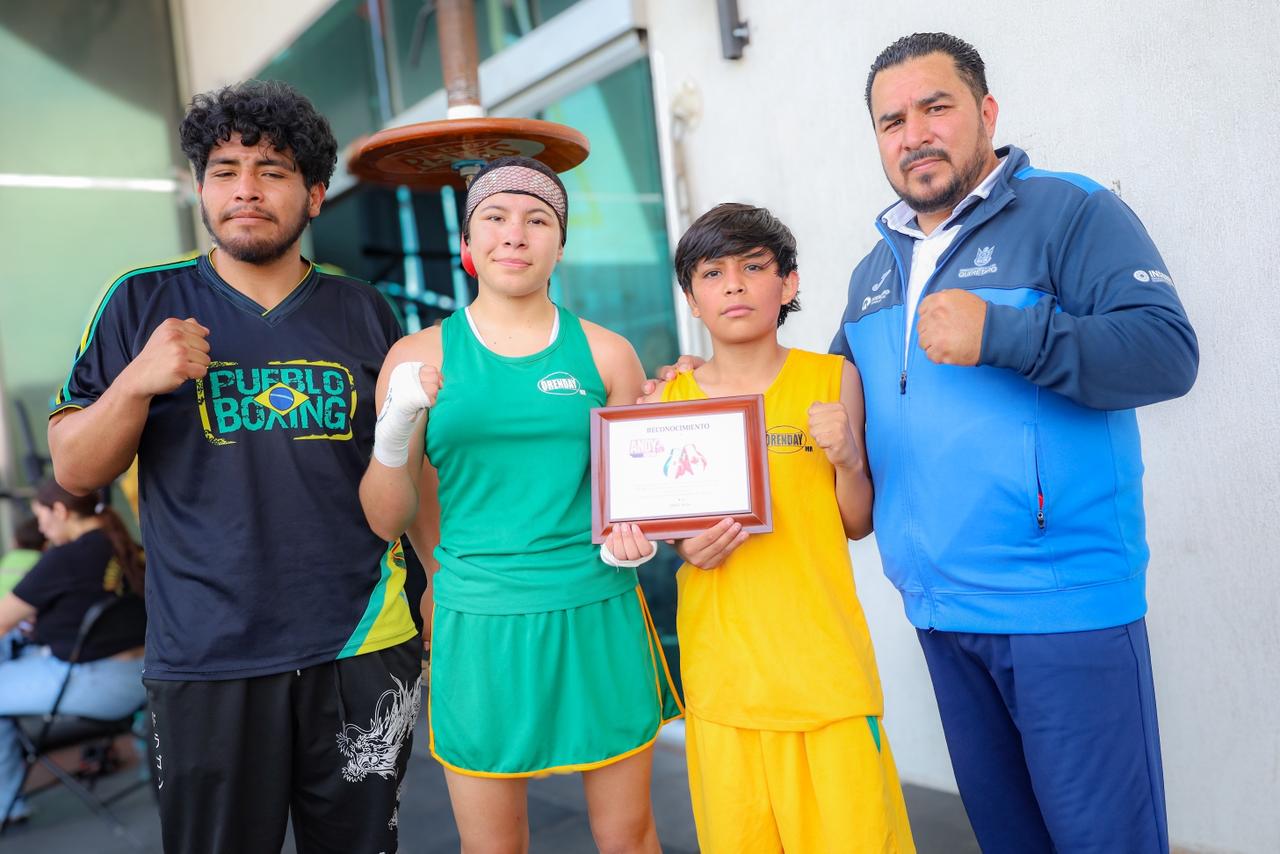 La Boxeadora Colonense, Mireya Martínez, Gana en el Torneo México vs Canadá (5)