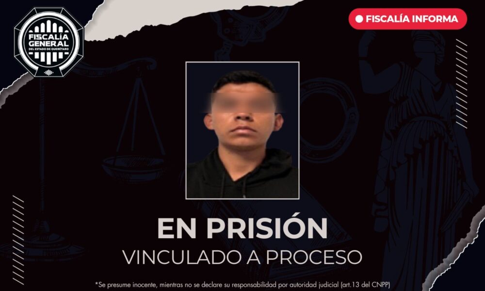 In prison for robbery with violence at a convenience store in San Juan del Río